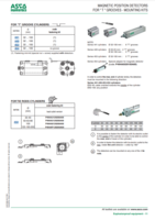 MAGNETIC POSITION DETECTORS FOR &quot;T&quot; GROOVES - MOUNTING KITS